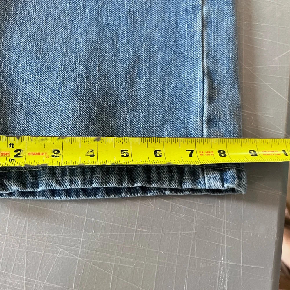 Vintage Calvin Klein Jeans Juniors Size 12 Denim Eagle On Back Pocket Retro Y2K